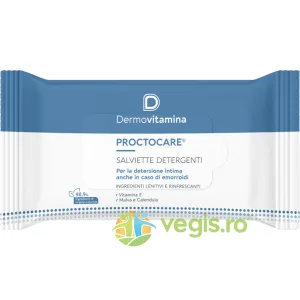 Peoctocare Servetele Umede pentru Igiena Intima (Inclusiv in caz de hemoroizi) 15buc