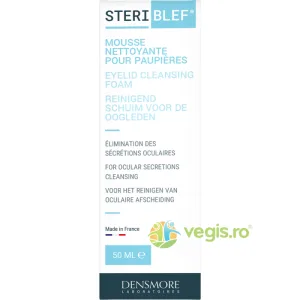 Steriblef Spuma de Curatare pentru Pleoape si Gene 50ml