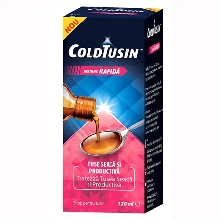Sirop de tuse cu ingrediente naturale ColdTusin, 120 ml, Perrigo — preț și oferte