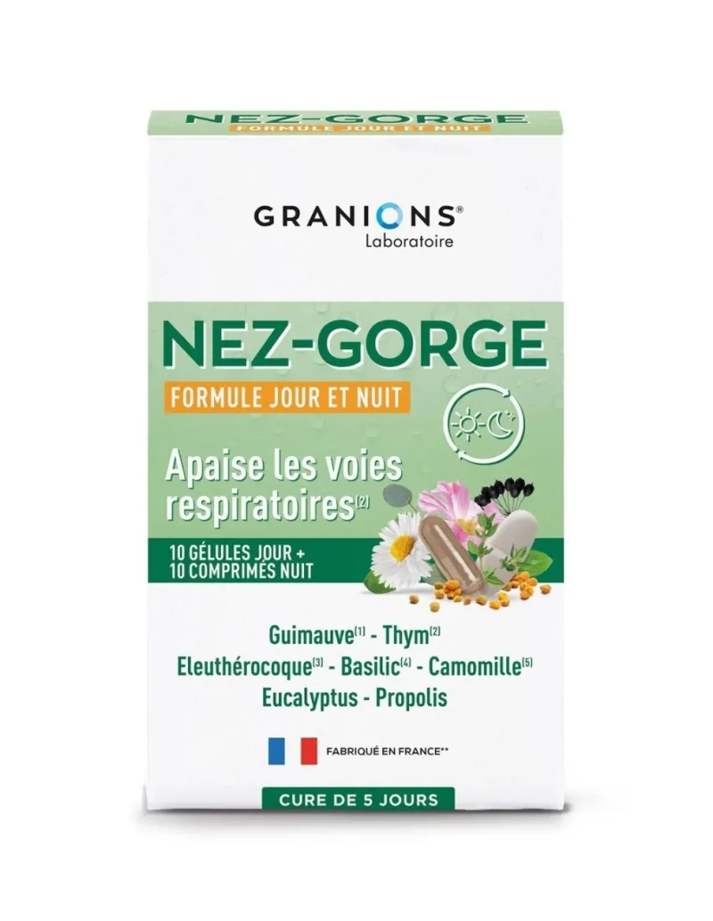 Nas-Gât Formula Zi & Noapte, 10 capsule + 10 comprimate, Granions — preț și oferte
