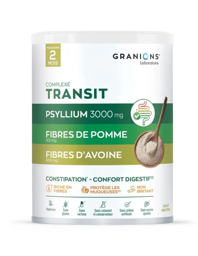 LGN Complexe Transit Psyllium 3000 mg, gust neutru, 290 g, Granions — preț și oferte