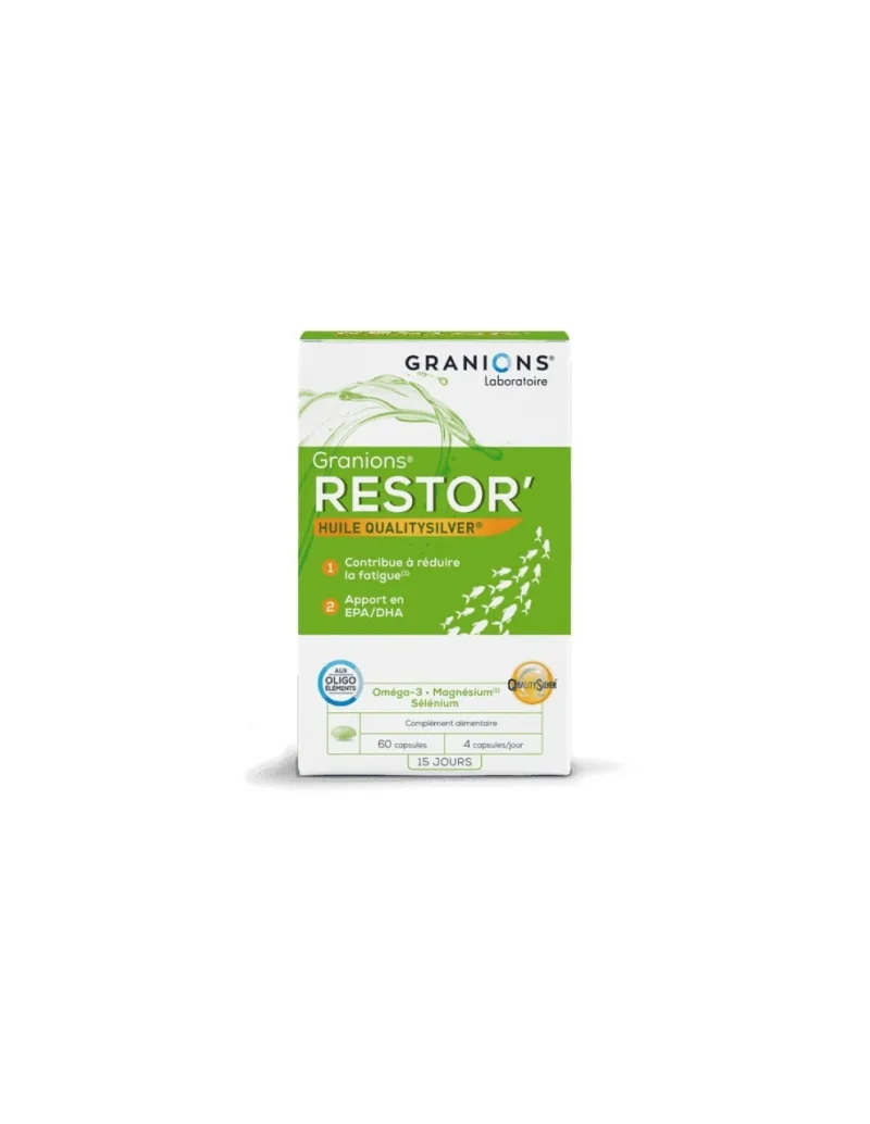 LGN Restor Omega-3, Magneziu și Seleniu, 60 capsule, Granions — preț și oferte