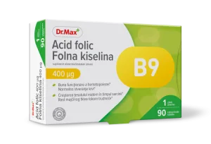 Dr. Max Acid folic 400 mcg​, 90 comprimate filmate