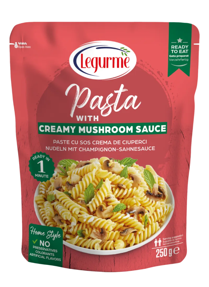 Paste cu sos Crema de Ciuperci, 250g, Legurme — preț și oferte