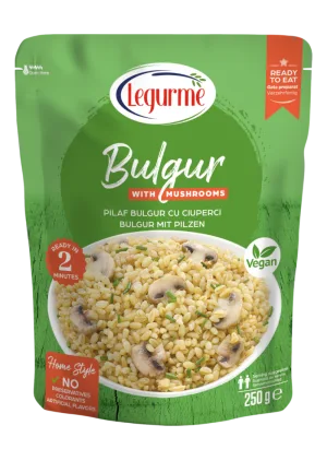 Pilaf Bulgur cu Ciuperci, 250g, Legurme