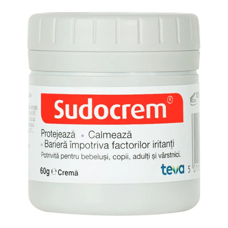 Sudocrem cremă protectoare pentru piele, 60 g — preț și oferte