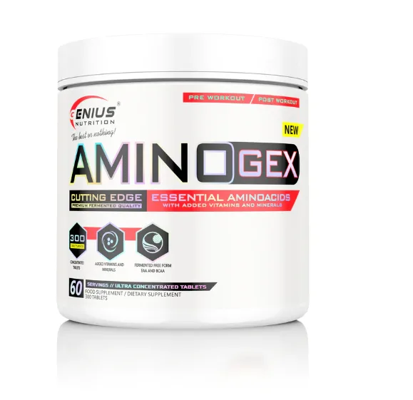 Aminogex, 300 tablete, Genius Nutrition — preț și oferte