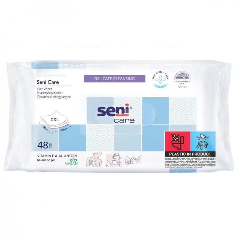 Seni Care șervețele umede XXL, 48 bucăți — preț și oferte