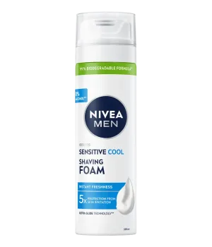 Spuma de ras Men Sensitive Cool, 200ml, Nivea