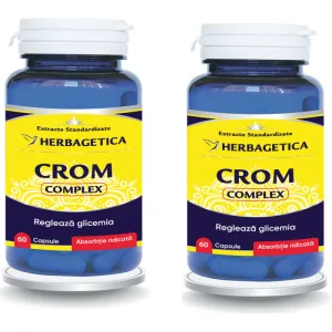 Pachet Crom Complex 60cps + 60cps(50% reducere la al doilea produs)