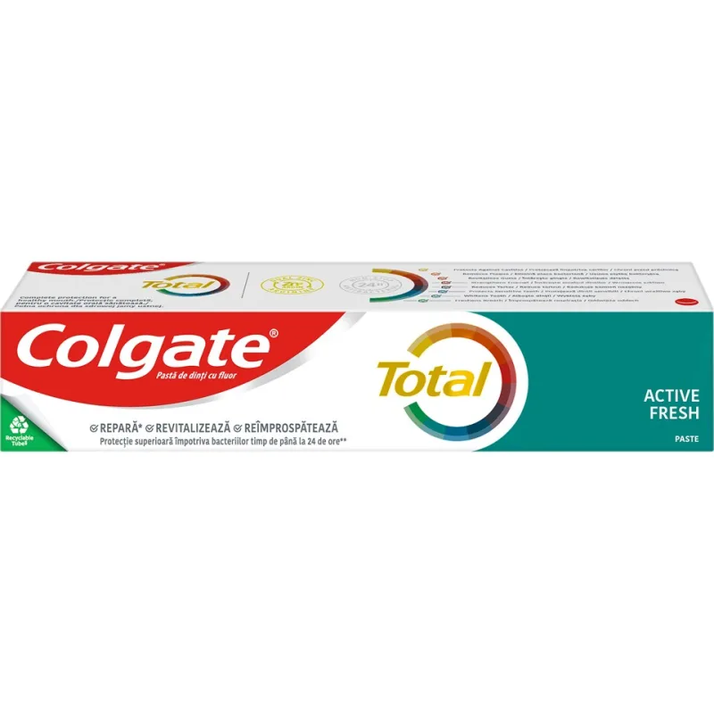 Colgate Pasta dinti total active prevention fresh mint 100ml — preț și oferte
