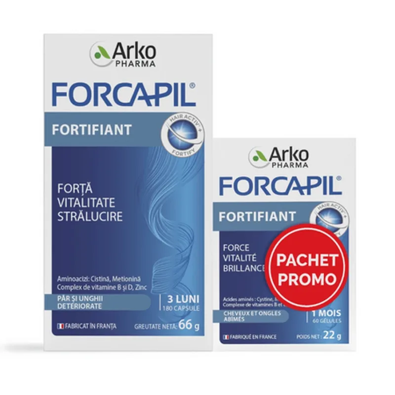 Arkopharma Forcapil Fortifiant  180 caps.. + Forcapil Fortifiant 60 caps. pachet — preț și oferte