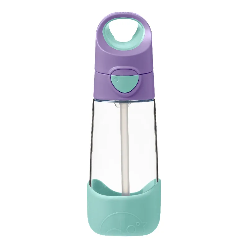 Cana din tritan cu pai, 12 luni+, Verde/Mov, 450 ml, B.Box — preț și oferte
