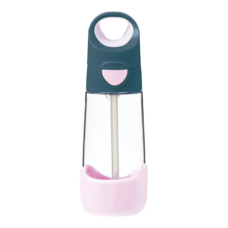 Cana din tritan cu pai, 12 luni+, Indigo/Roz, 450 ml, B.Box — preț și oferte