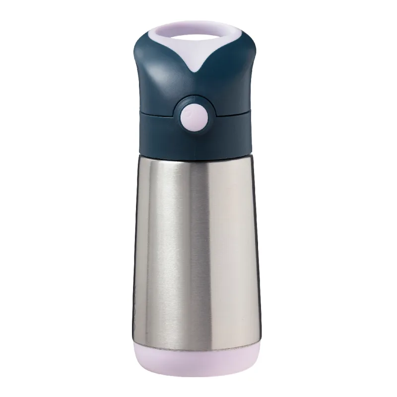 Cana termos cu pai, 12 luni+, Indigo/Roz, 350 ml, B.Box — preț și oferte