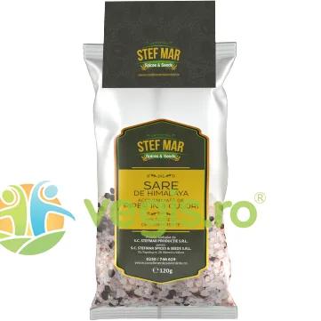 Sare de Himalaya cu Piper in 3 Culori 120g Stef Mar — preț și oferte