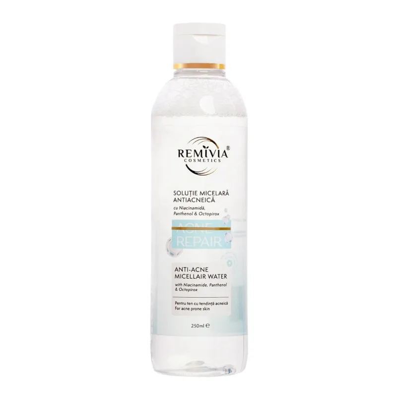 Solutie micelara antiacneica, 250ml, Remivia — preț și oferte