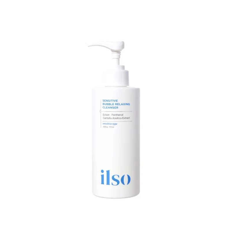Gel de curatare faciala Sensitive Bubble Relaxing Cleanser, 200ml, Ilso — preț și oferte