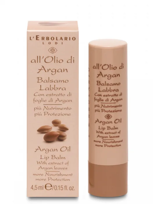L'Erbolario Balsam de buze cu ulei de argan, 4.5ml — preț și oferte