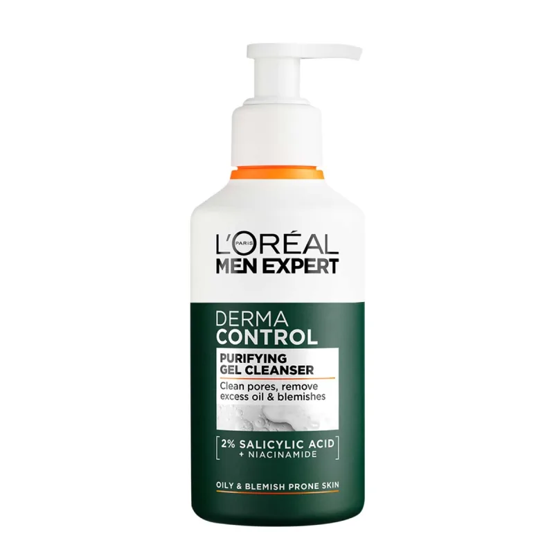 Gel de curatare pentru ten gras cu 2% acid salicilic si niacinamida, 260ml, L'oreal Men Expert — preț și oferte