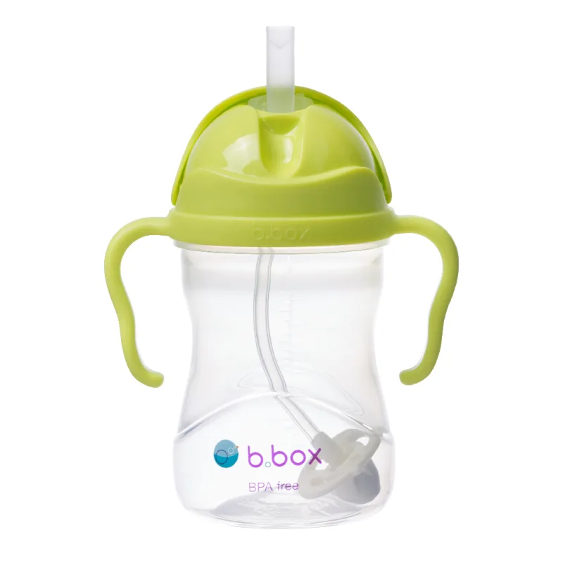 Cana cu pai, 6 luni+, Verde Ananas, 240 ml, B.Box — preț și oferte