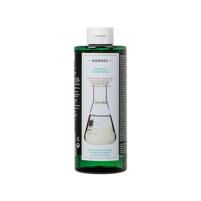 Sampon pentru barbati Cystine and Minerals, 400ml, Korres — preț și oferte