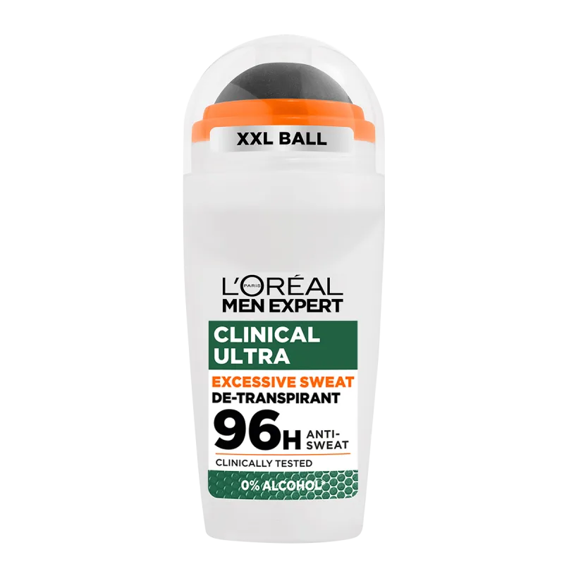 Antiperspirant roll-on fara alcool Derma Control, 50ml, L'oreal Men Expert — preț și oferte