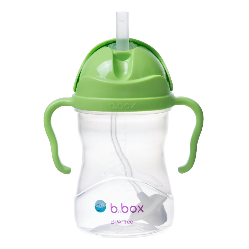 Cana cu pai, 6 luni+, Verde, 240 ml, B.Box — preț și oferte