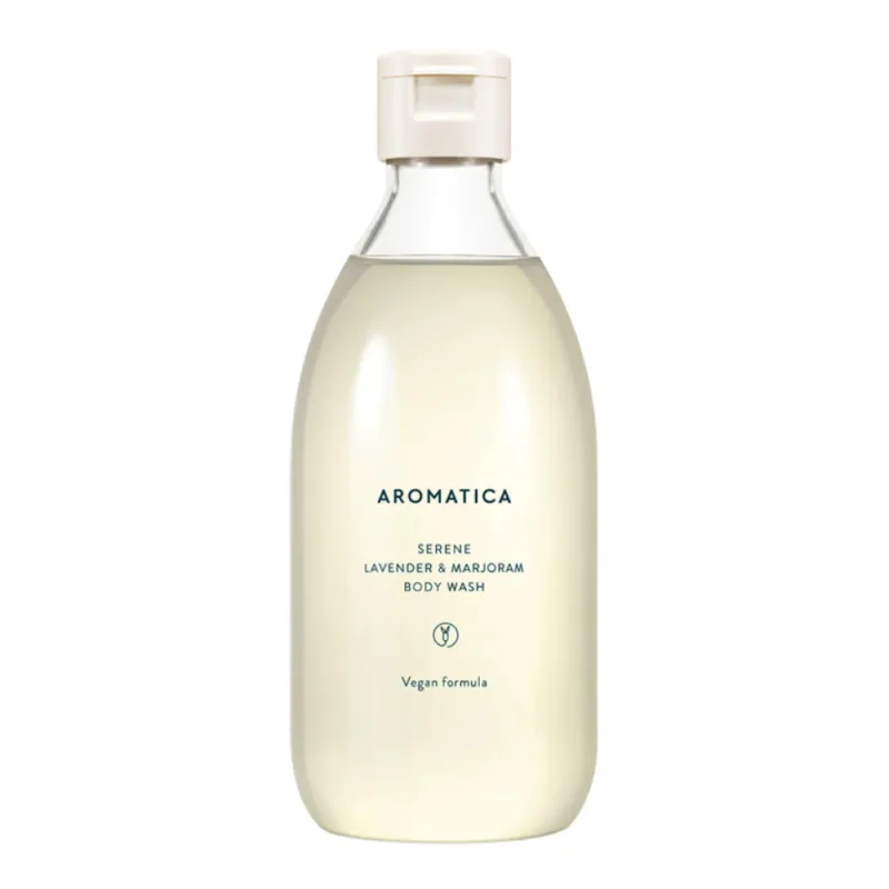 Gel de dus cu Lavanda si Marjoram Serene, 300ml, Aromatica — preț și oferte