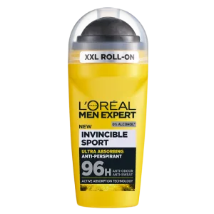 Antiperspirant roll-on fara alcool Invincible Sport, 50ml, L'oreal Men Expert