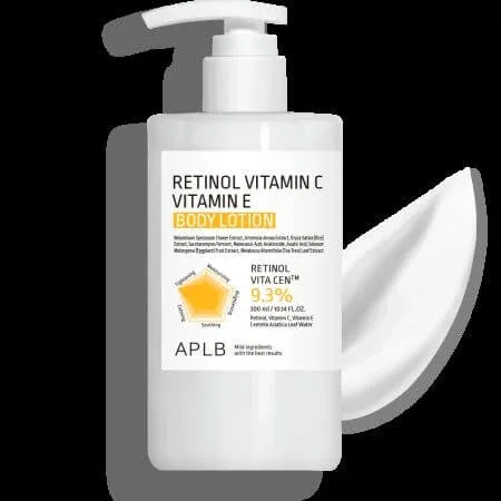 Lotiune de corp Retinol, Vitamina C si Vitamina E, 300 ml, APLB — preț și oferte