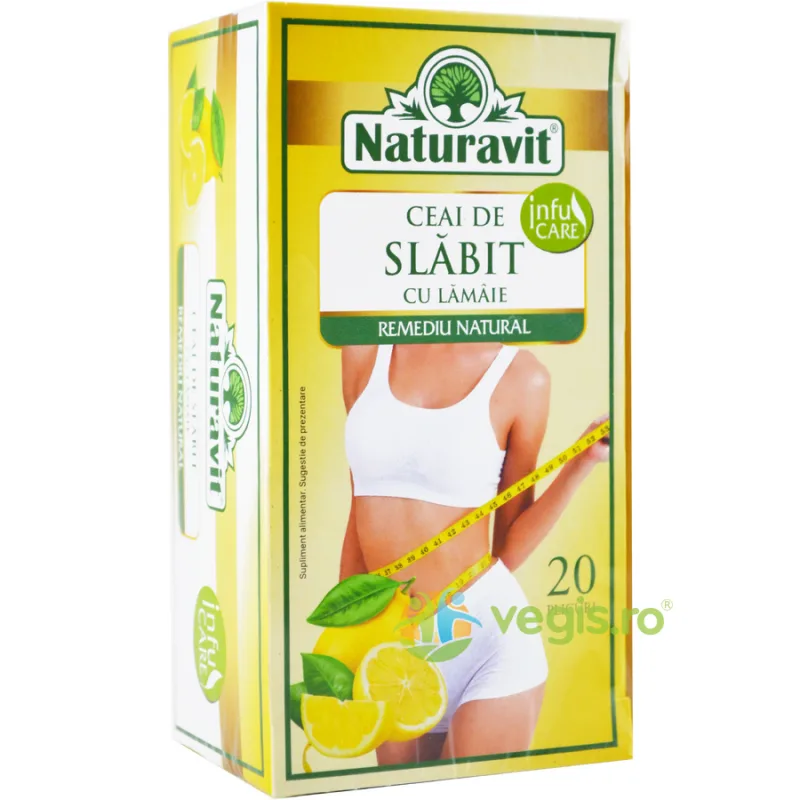 Ceai de Slabit cu Lamaie 20dz Naturavit — preț și oferte