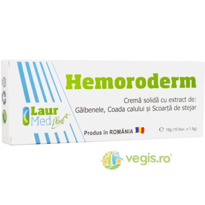 Hemoroderm Supozitoare 1.5X10buc. LAURMED — preț și oferte