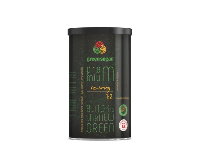 Zahăr pulbere Green Sugar Premium 1:2, 450 g, Laboratoarele Remedia — preț și oferte