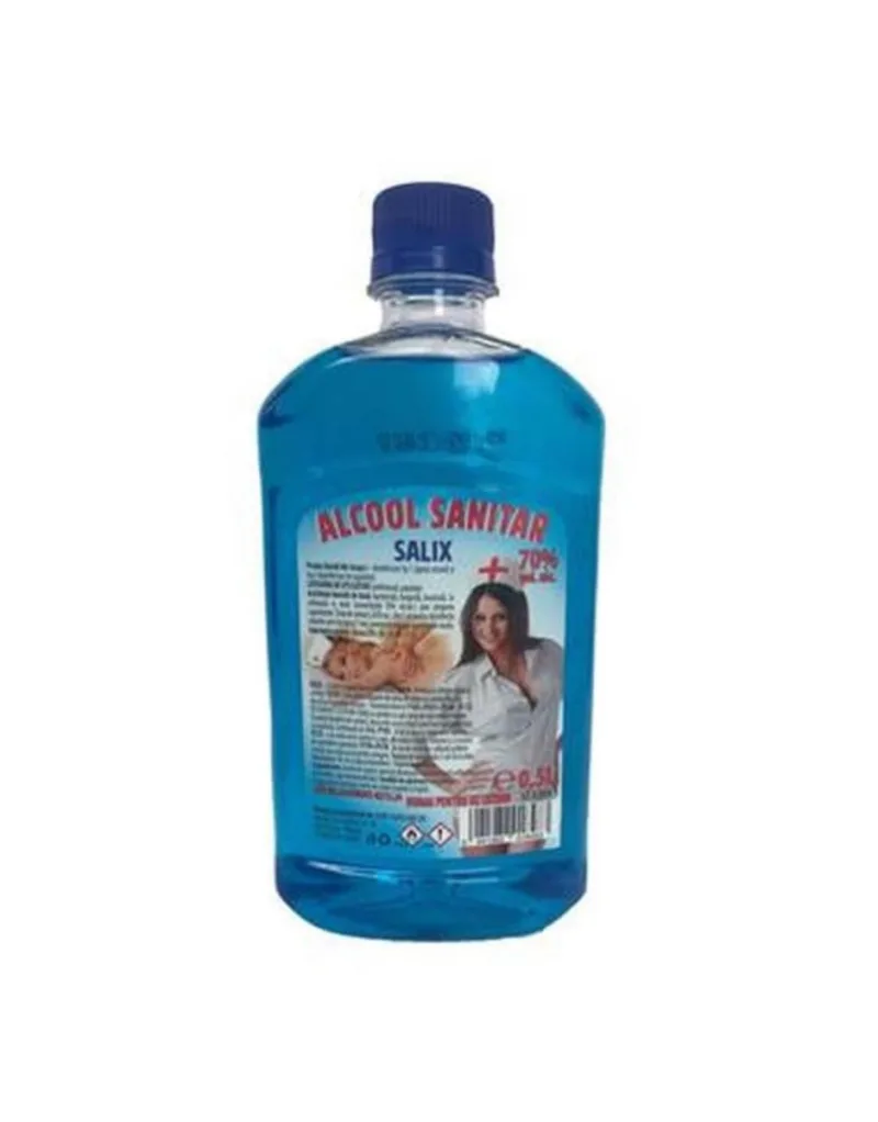 Alcool sanitar 70%, 500ml, Salix — preț și oferte