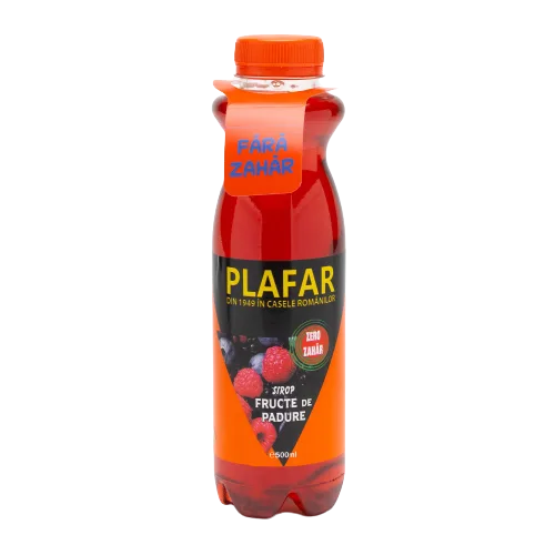 Sirop de fructe de padure cu zero zahar, 500ml, Plafar — preț și oferte