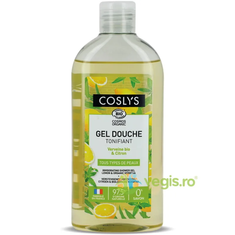 Gel de Dus Hidratant, PH Neutru, Bio, cu Verbina si Lamaie 250ml COSLYS — preț și oferte