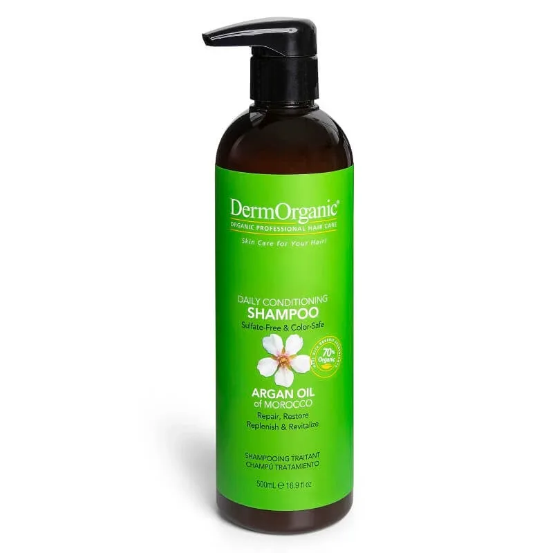 Sampon zilnic profesional cu ulei de argan, 500 ml, DermOrganic — preț și oferte