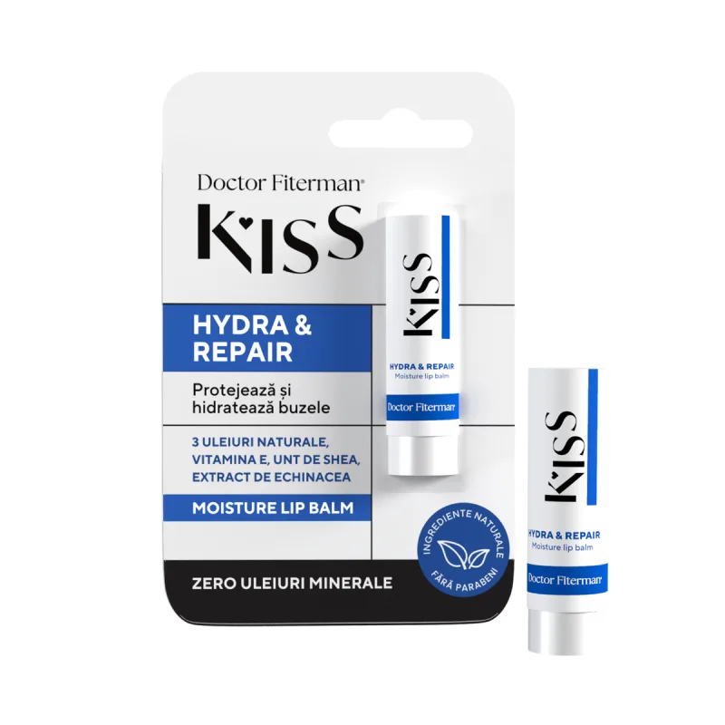 Balsam de buze Hydra&Repair Kiss, 4.5g, Doctor Fiterman — preț și oferte