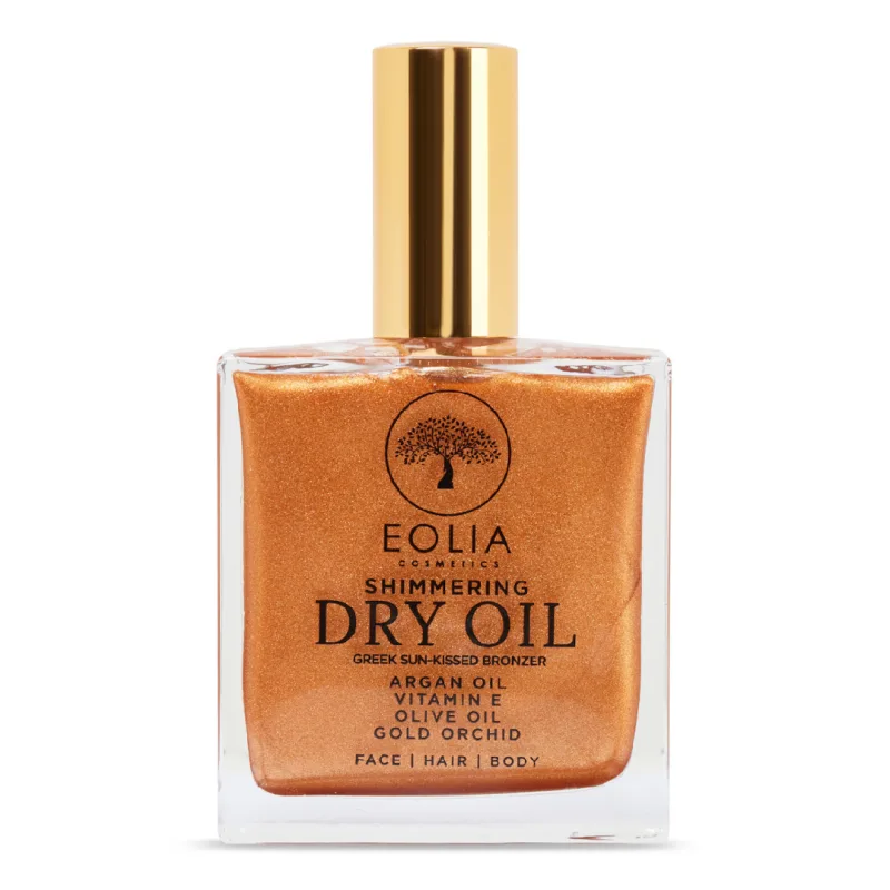 Ulei uscat cu sclipici, Gold Orhid, Greek Sun Kissed, 100 ml, Eolia — preț și oferte