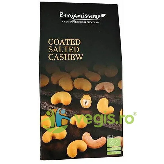 Caju Sarat Invelit in Ciocolata cu Turmeric Ecologic/Bio 60g Benjamissimo — preț și oferte