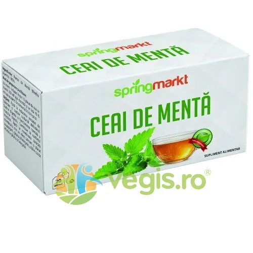 Ceai Menta Frunze 20 plicuri springmarkt — preț și oferte