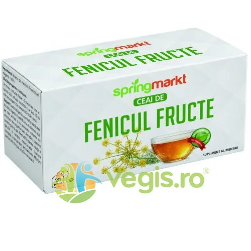 Ceai Fenicul Fructe 20 plicuri springmarkt — preț și oferte