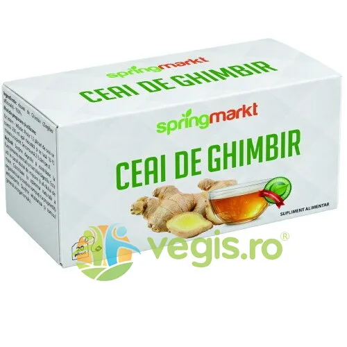 Ceai Ghimbir 20 plicuri springmarkt — preț și oferte