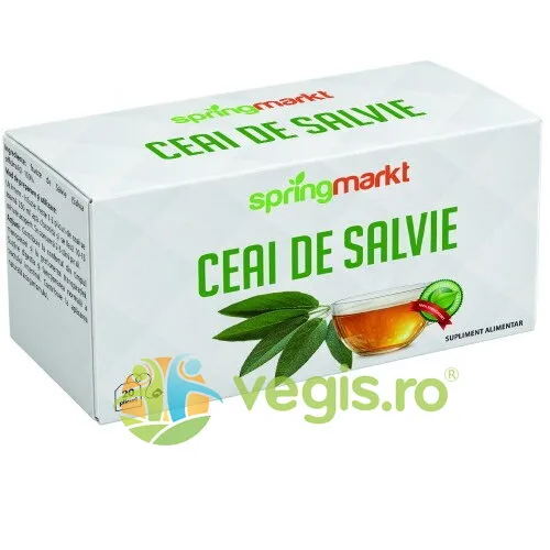 Ceai Salvie 20 plicuri springmarkt — preț și oferte