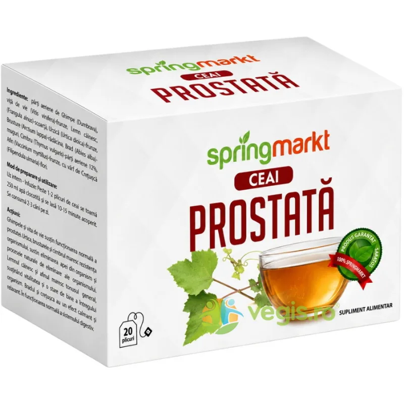 Ceai Prostata 20 plicuri springmarkt — preț și oferte