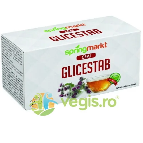 Ceai Glicestab 20 plicuri springmarkt — preț și oferte