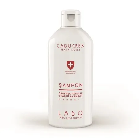 Șampon Cadu-Crex împotriva căderii părului pentru bărbați, stadiu avansată, 200 ml, Labo Labo Cosprophar Suisse — preț și oferte