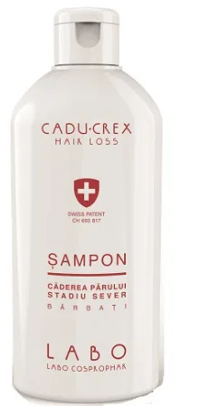 Șampon Cadu-Crex împotriva căderii părului pentru bărbați, stadiu severă, 200 ml, Labo Labo Cosprophar Suisse — preț și oferte