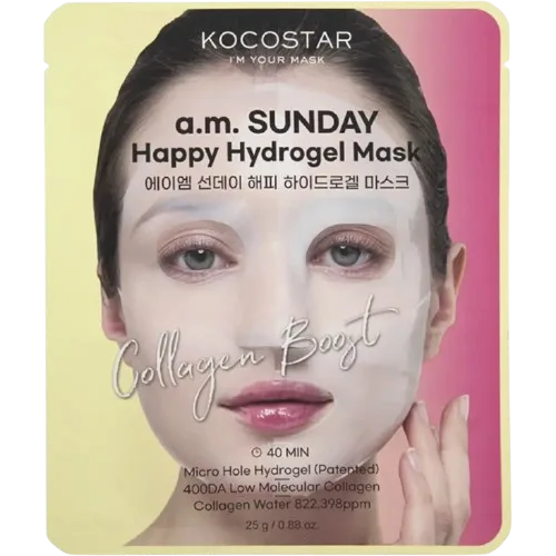 Masca hydrogel pentru fata A.M Sunday Mask, 25g, Kocostar — preț și oferte